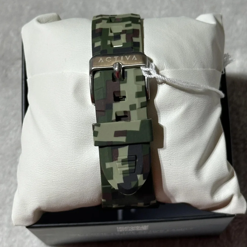 Ativa X Invicta Mens Camouflage Green Digital Watch. NIB - Picture 3 of 7